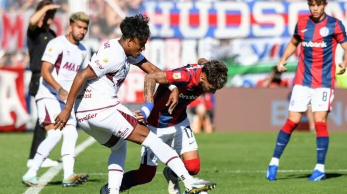 "San Lorenzo vs Lanús en Copa de la Liga, partido del 27/01/24"