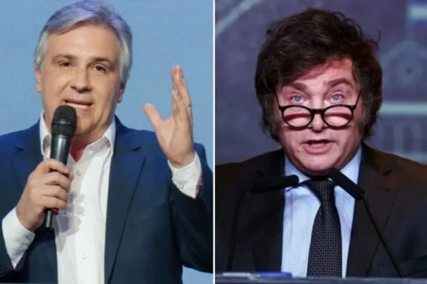 {null}: Críticas de Milei a Llaryora: Legisladores rechazan ataques
